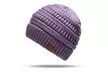 Cold Winter Warm Knitting Trendy CC Ponytail Beanies Hats Caps for Women - Second Medium