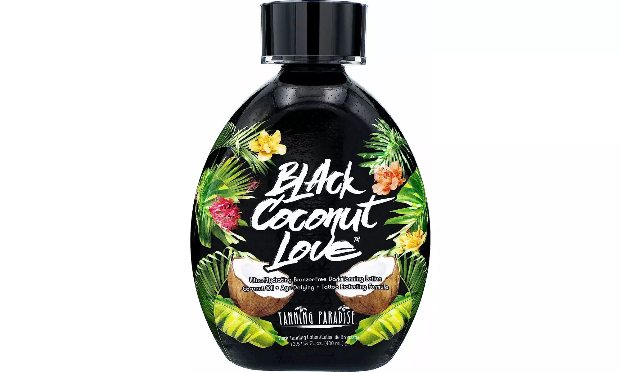 Ed Hardy Tanning Paradise Black Coconut Love Tanning Lotion - Primary Image