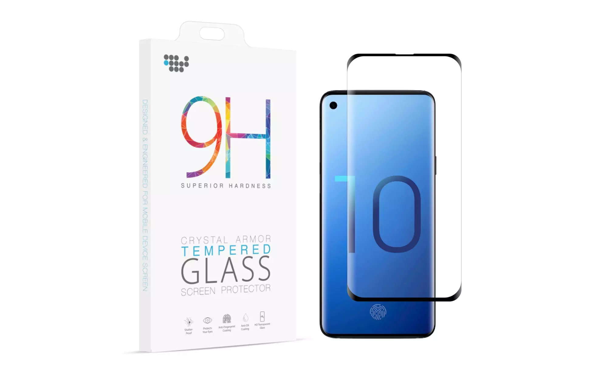Samsung Galaxy S10 3D Curved Edgeless Tempered Glass Protector 0.3Mm - Second Medium