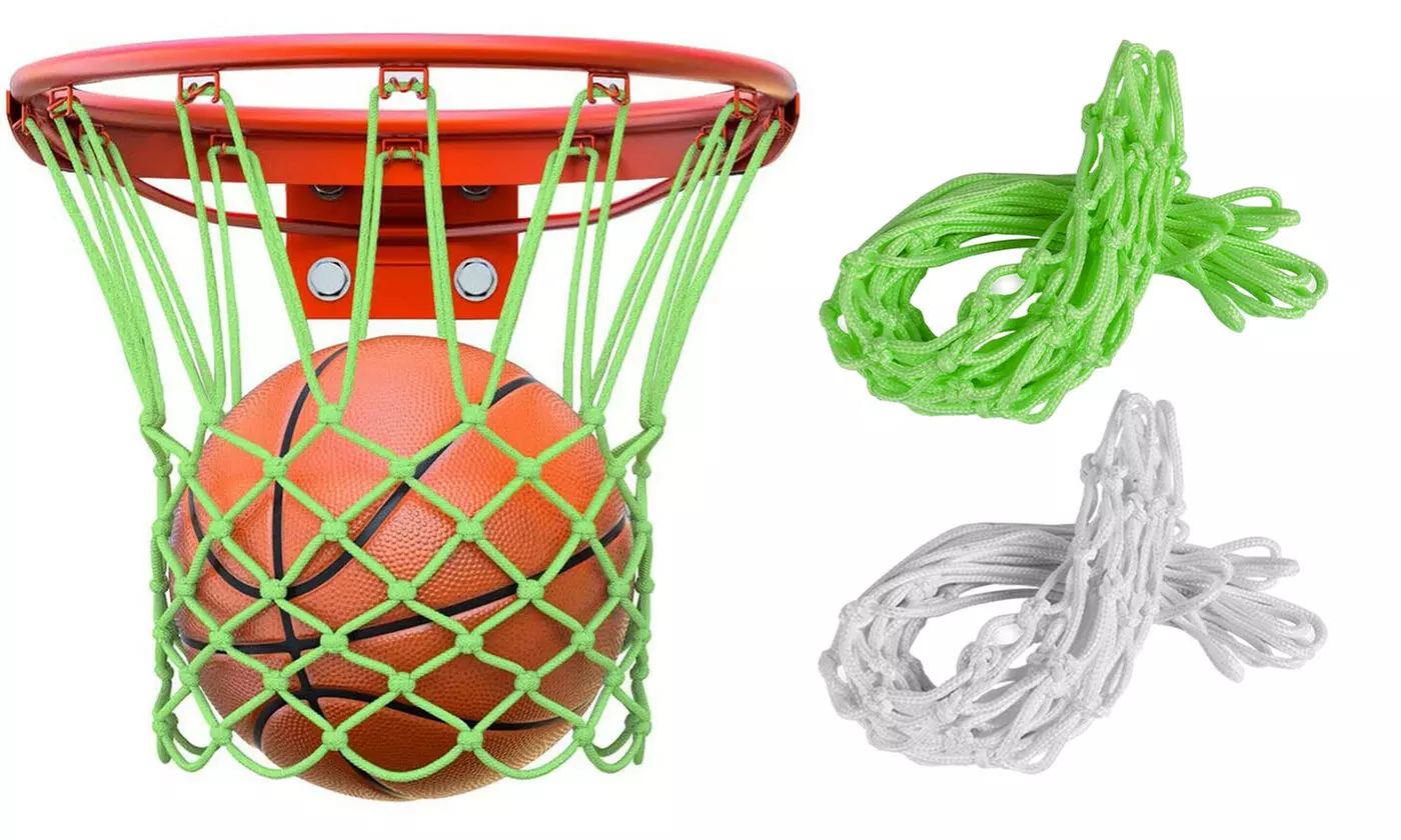 Heavy Duty Outdoor Hoop Net All Weather Resistant Anti Whip Basketball Net - Primary Image