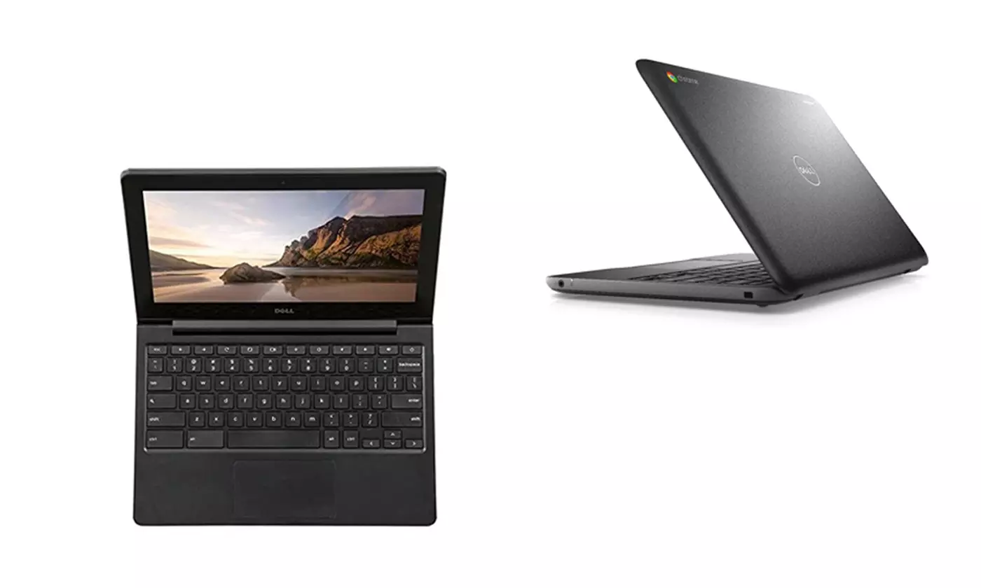 Dell Chromebook (RH02N) 11.6" 16GB Black Laptop (Scratch & Dent)