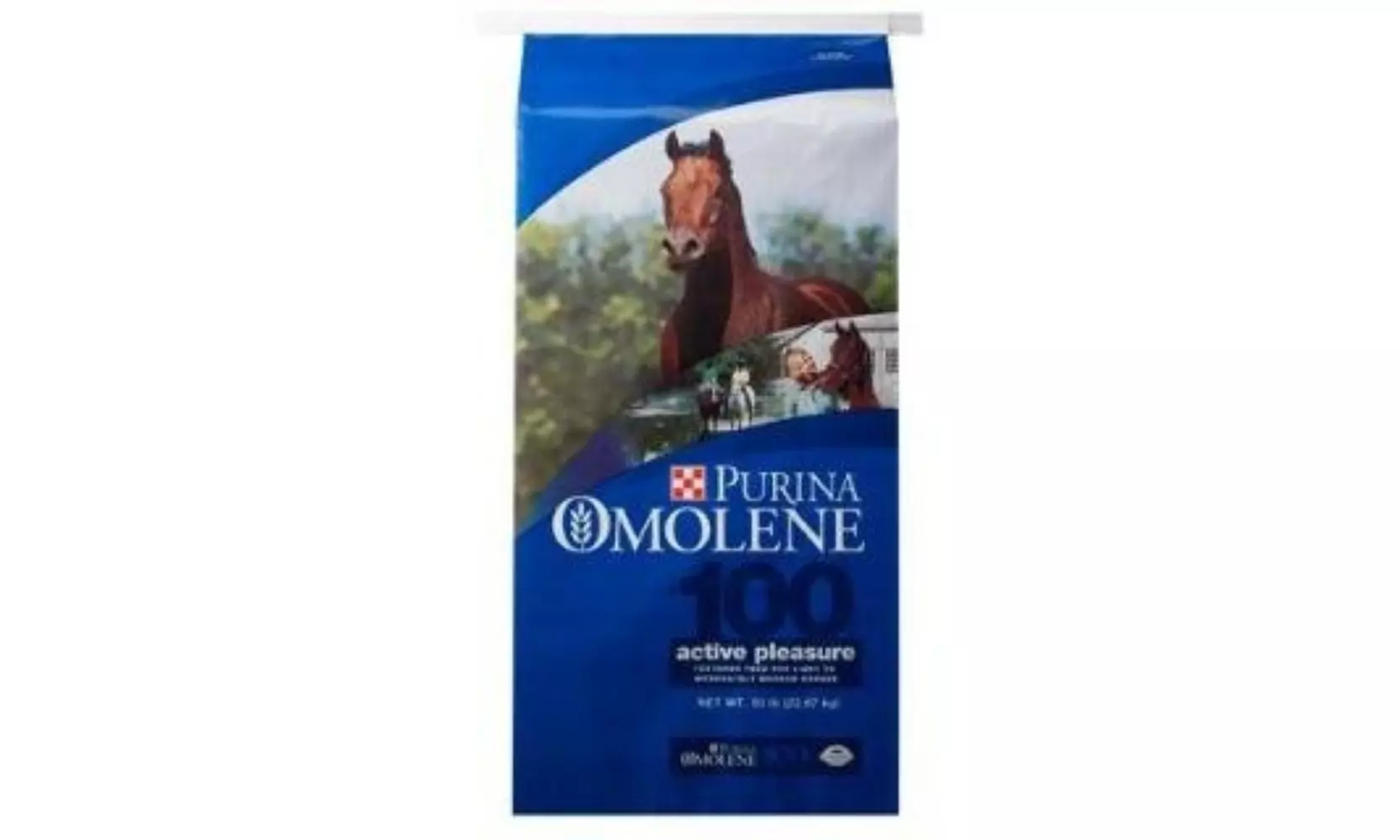 Purina Animal Nutrition 100170 PMI Omolene 100 Horse Feed, 50 lbs - Primary Image