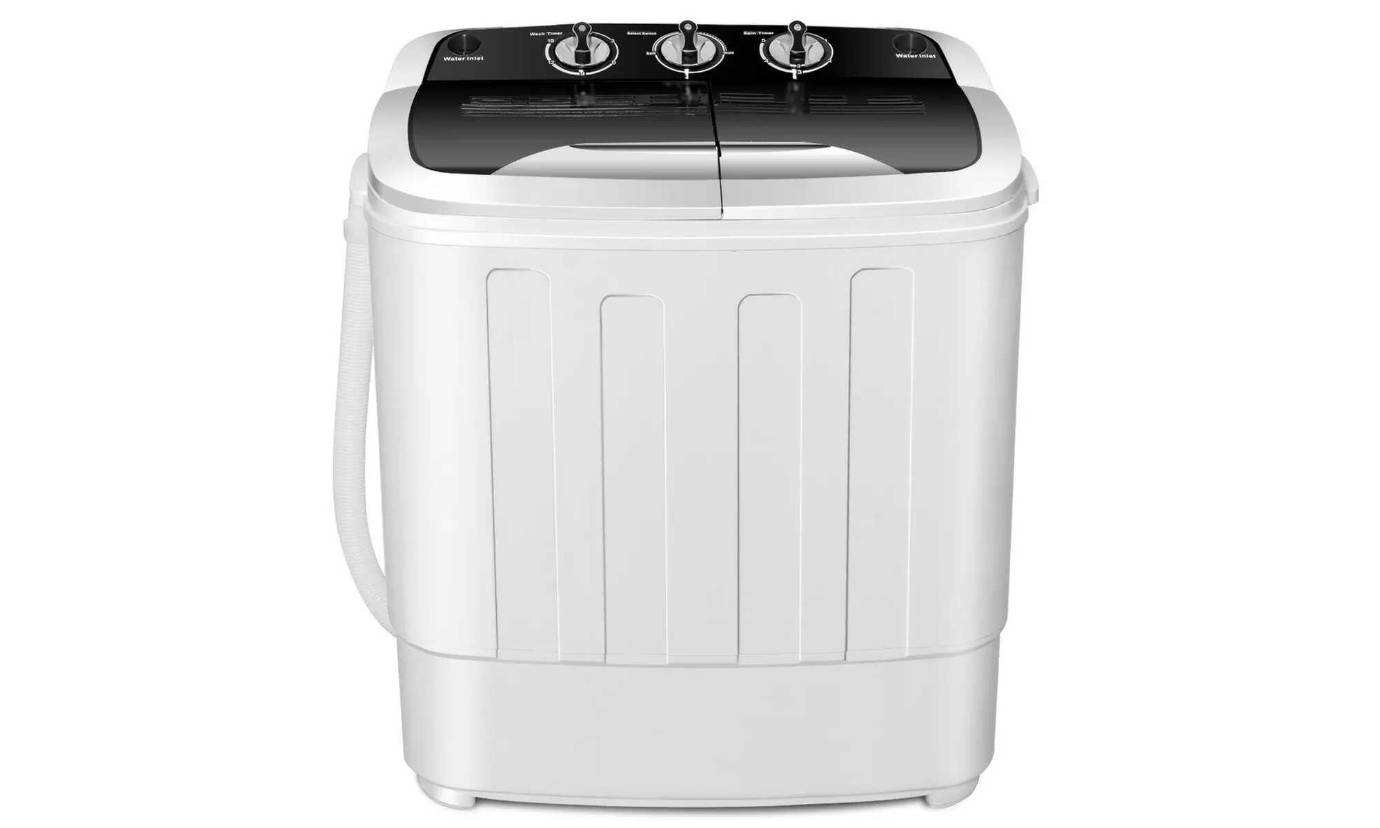 Portable Compact 13 Lbs Mini Twin Tub Washing Machine Washer Spin Dryer  - Primary Image