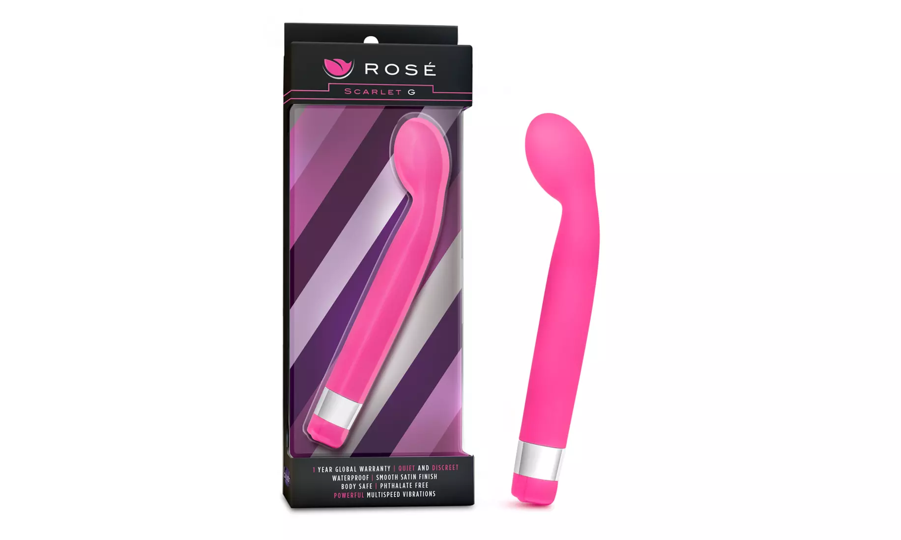 Rose Scarlet G - G Spot Vibrator Multi Speed - Primary Image