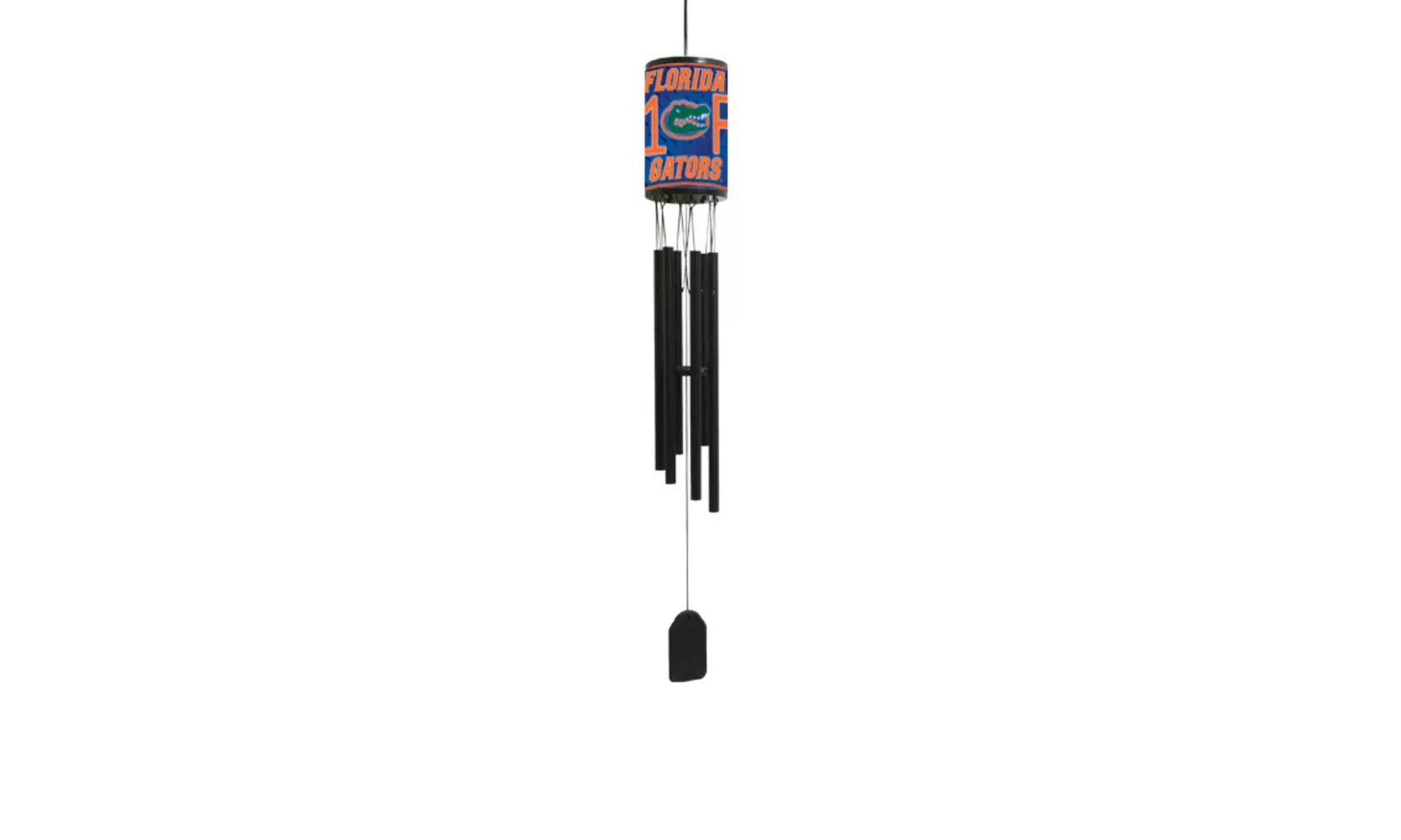 NCAA Wind Chime, #1 Fan with Team Logo