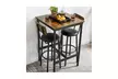 Three-Piece Bar Set with Table and Two Bar stools - Second Medium
