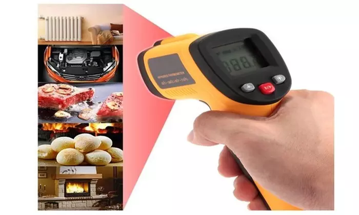 Perfect Digital Laser LCD Display Non-Contact IR Infrared Thermometer - Primary Image