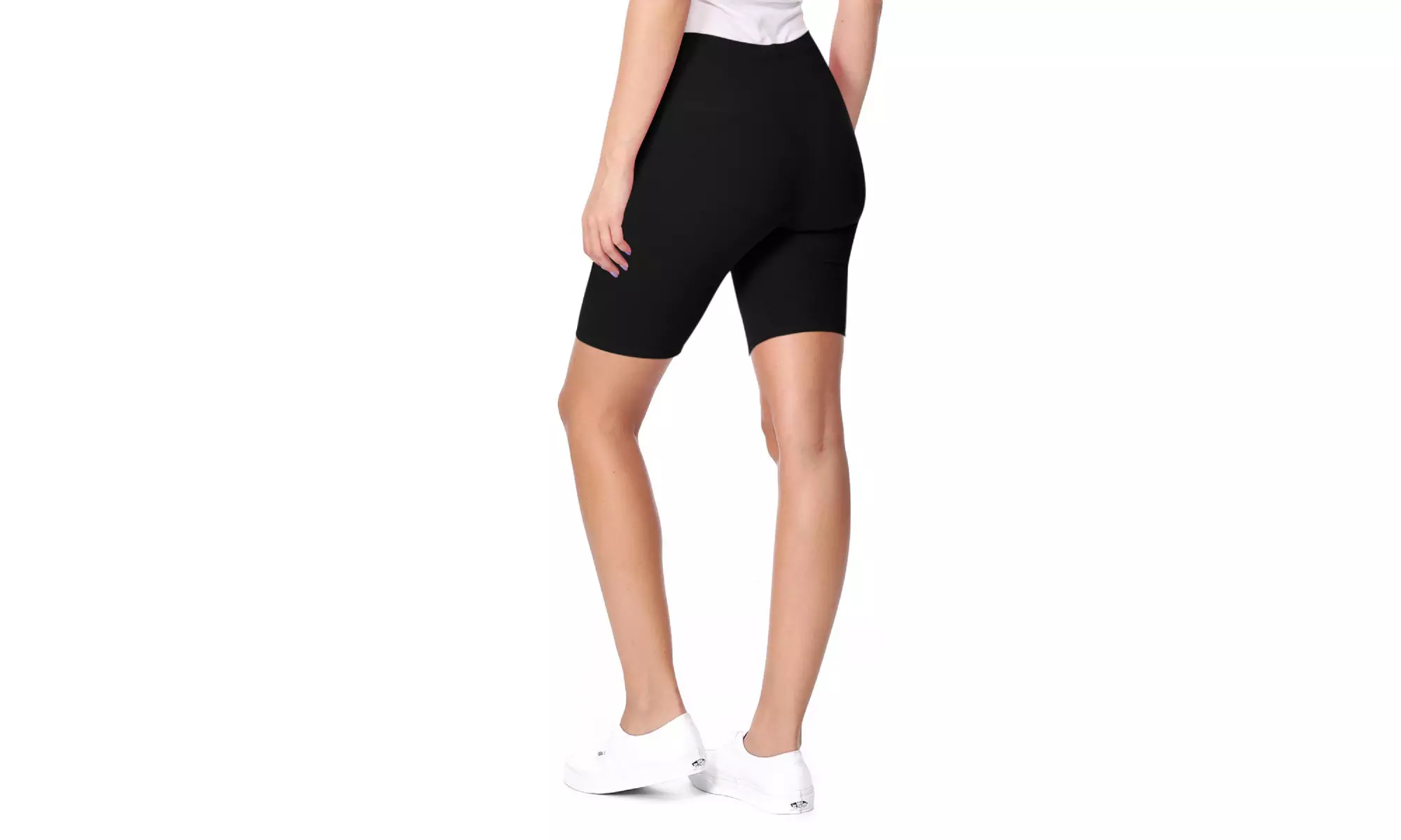 Women's Casual Seamless Elastic High Biker Shorts (Pack of 3)