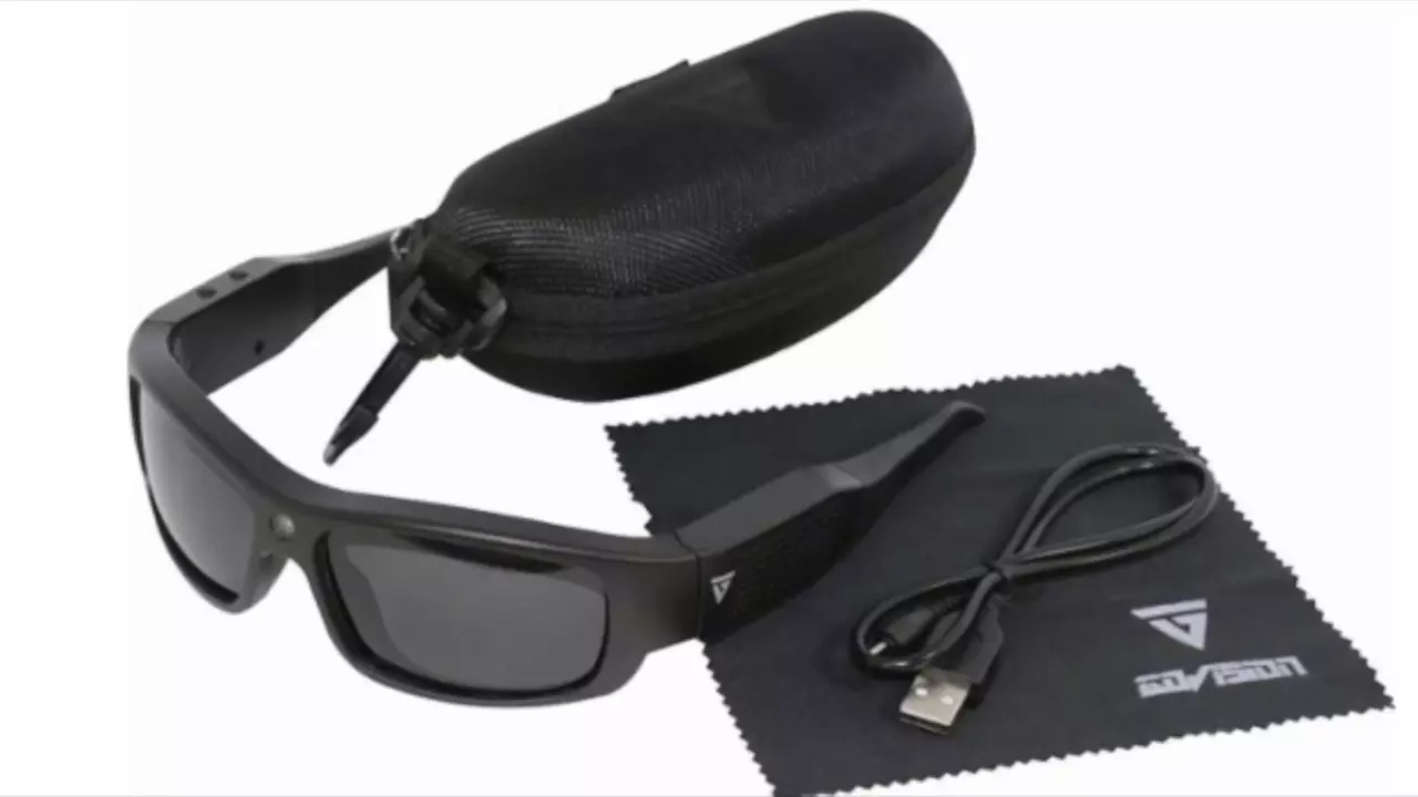 Wi-Fi 1080P Recording Glasses recording glasses, very sturdy, high quality video - Second Medium