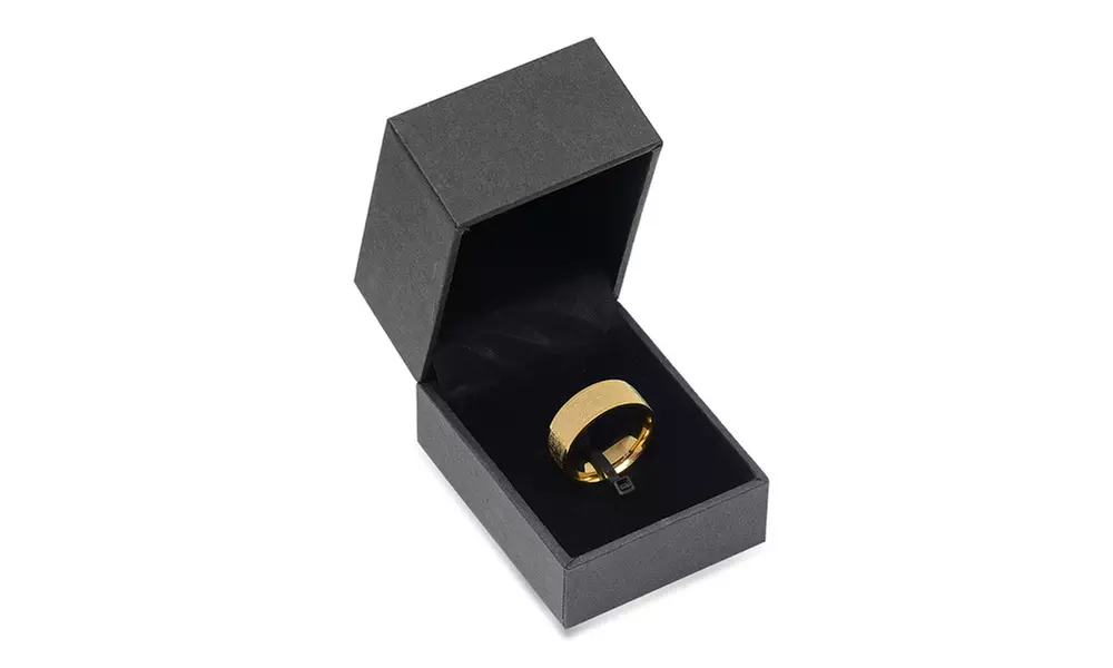  Stainless Steel Our Father Prayer Band Ring
