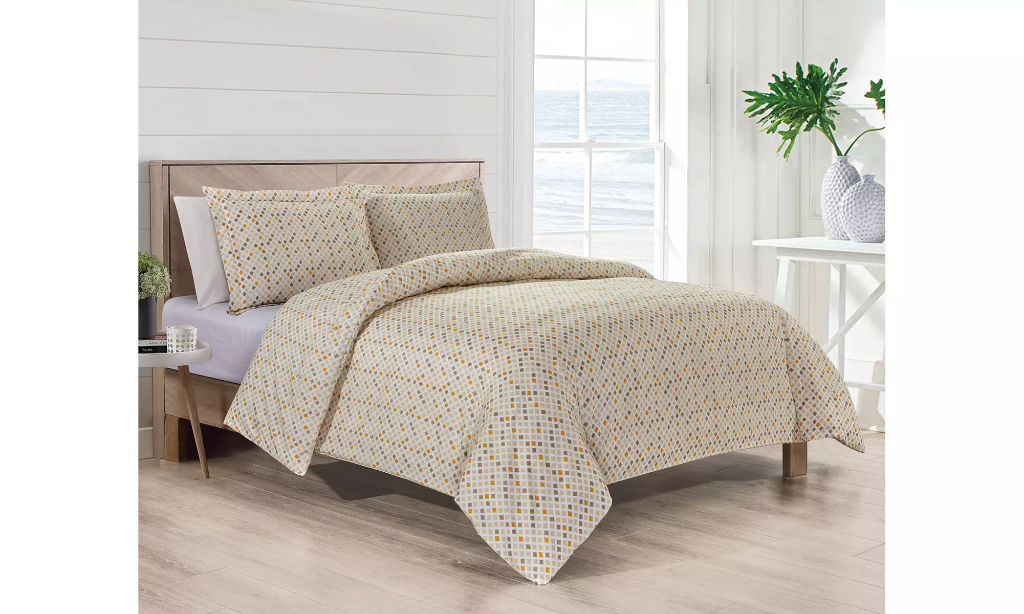 Bibb Home 4 pc Down Alternative Comforter Set