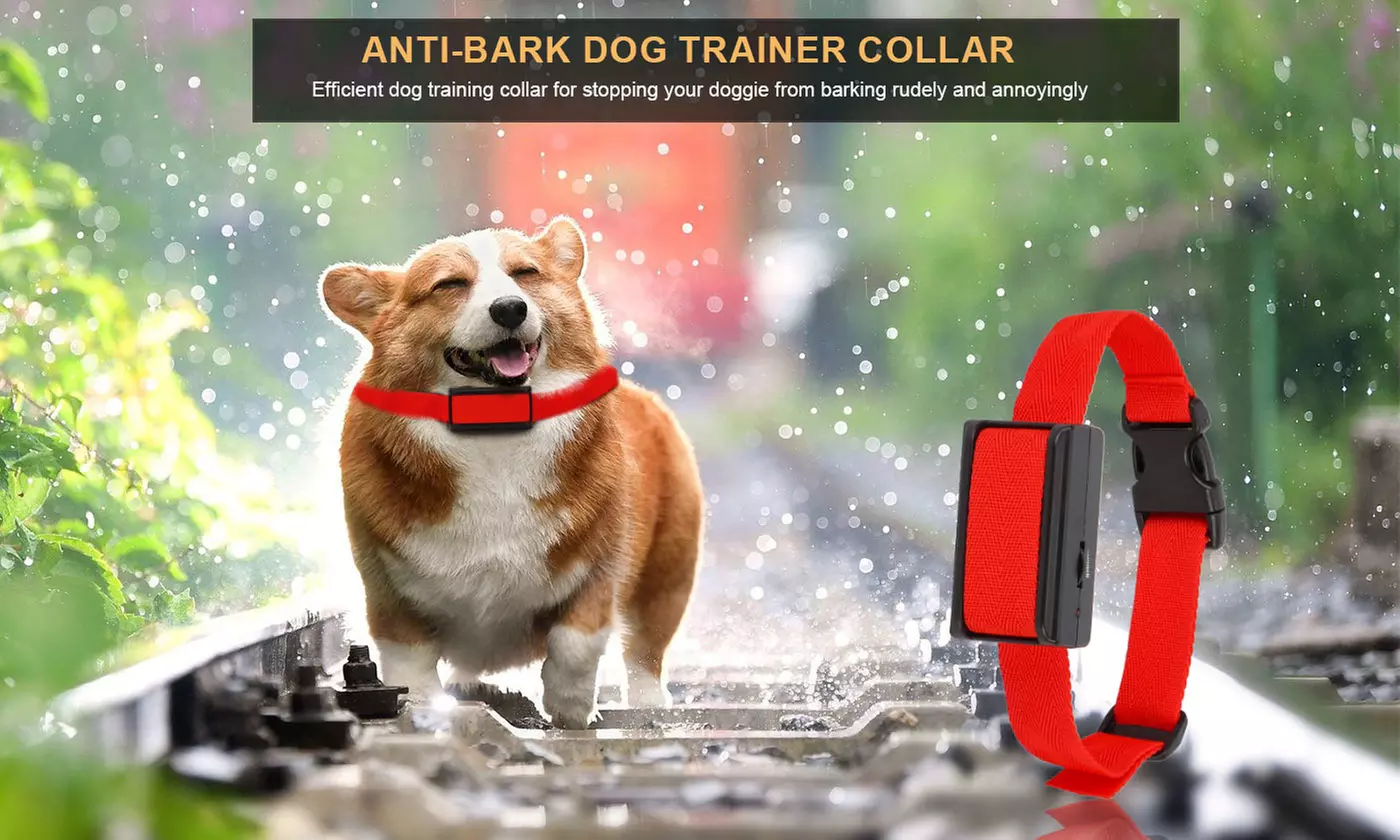 Smart Dog Bark Collar Waterproof Anti Barking Automatic Dog Training Collar