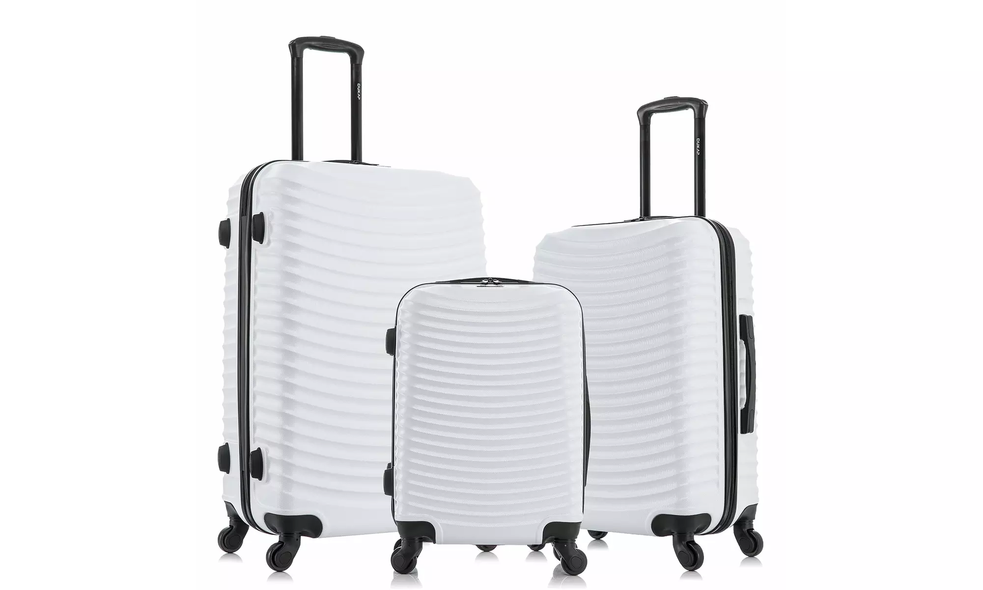 DUKAP Adly Lightweight Hardside Spinner 3 Piece Luggage Set 20"/24"/28"