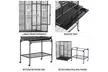 53.7" Mid-Sized Bird Cage w/ Stand for Conures Parakeets Cockatiels - Second Medium