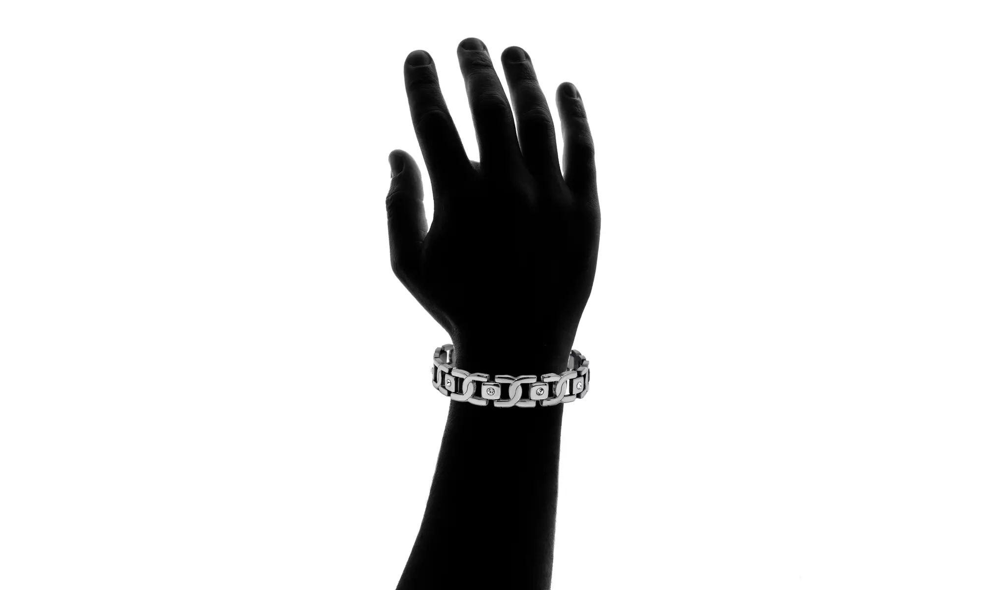 Men's Stainless Steel Cubic Zirconia Bracelets