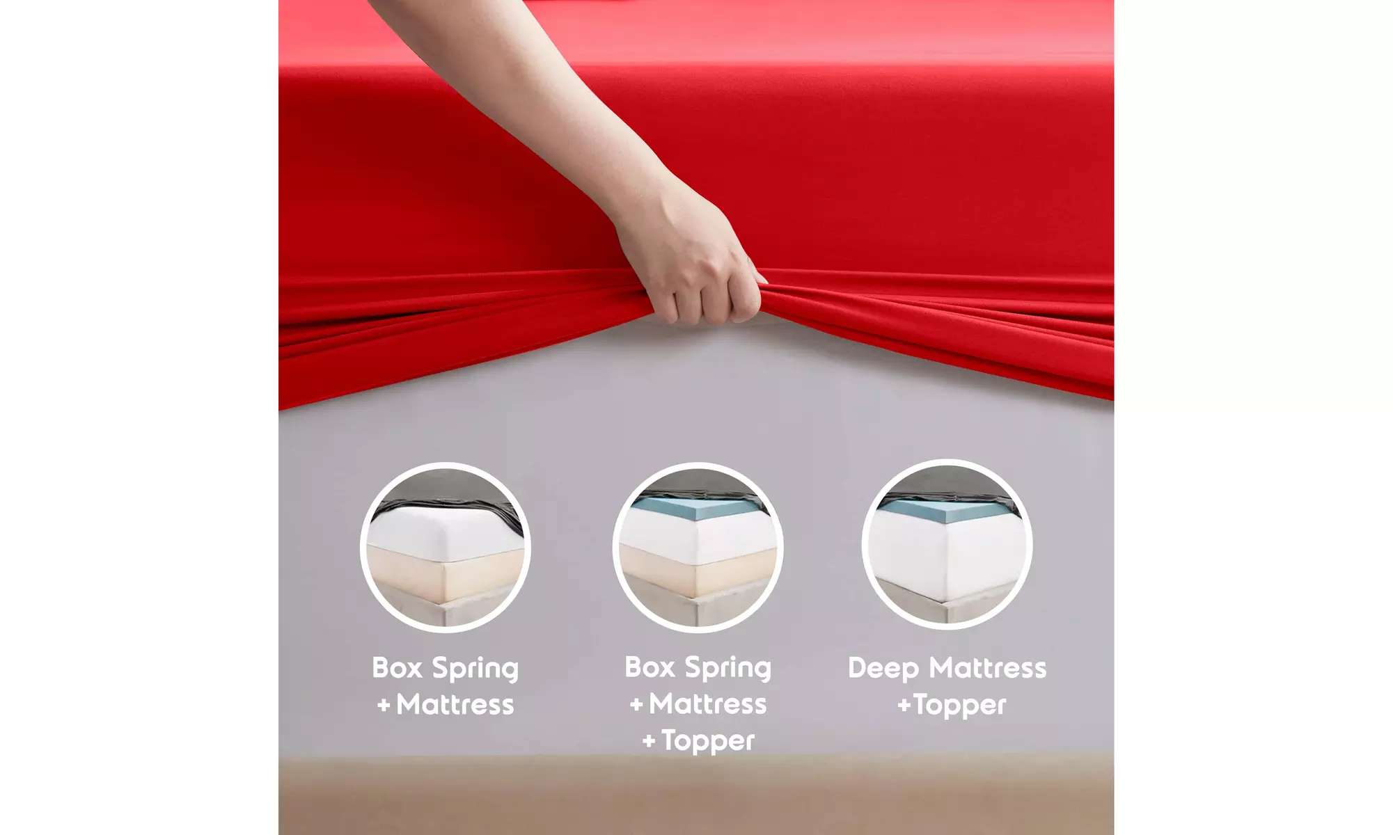 Nestl Split King Extra Soft Microfiber Deep Pocket Bed Sheet Set - 5 Piece