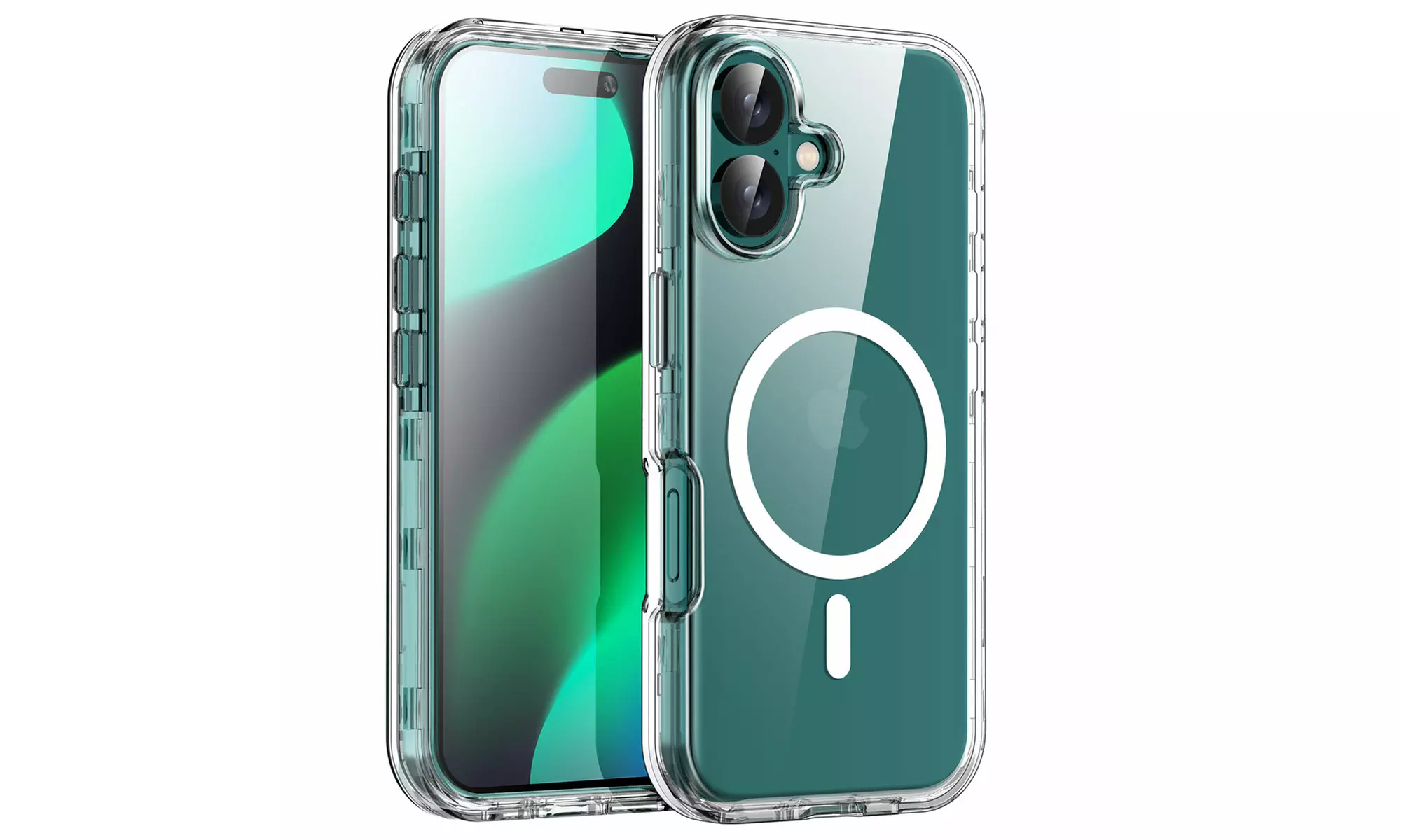 MagSafe Clear Case For iPhone 16 Pro Max 16 Heavy Duty Shockproof 3-Layer Cover