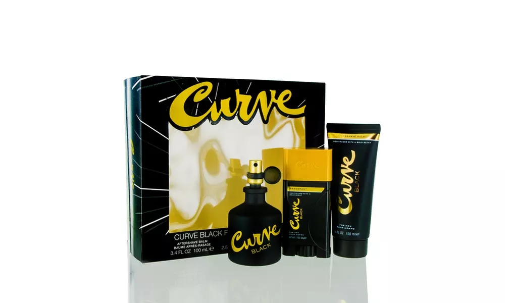 Curve Black Men by Liz Claiborne 3 Piece Gift Set - Primary Image