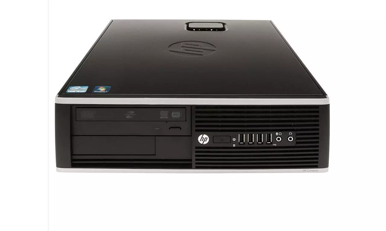 HP Compaq 6000 Pro SFF Pentium Dual Core E5300 2.6GHz 2GB 160GB Win7 - Primary Image