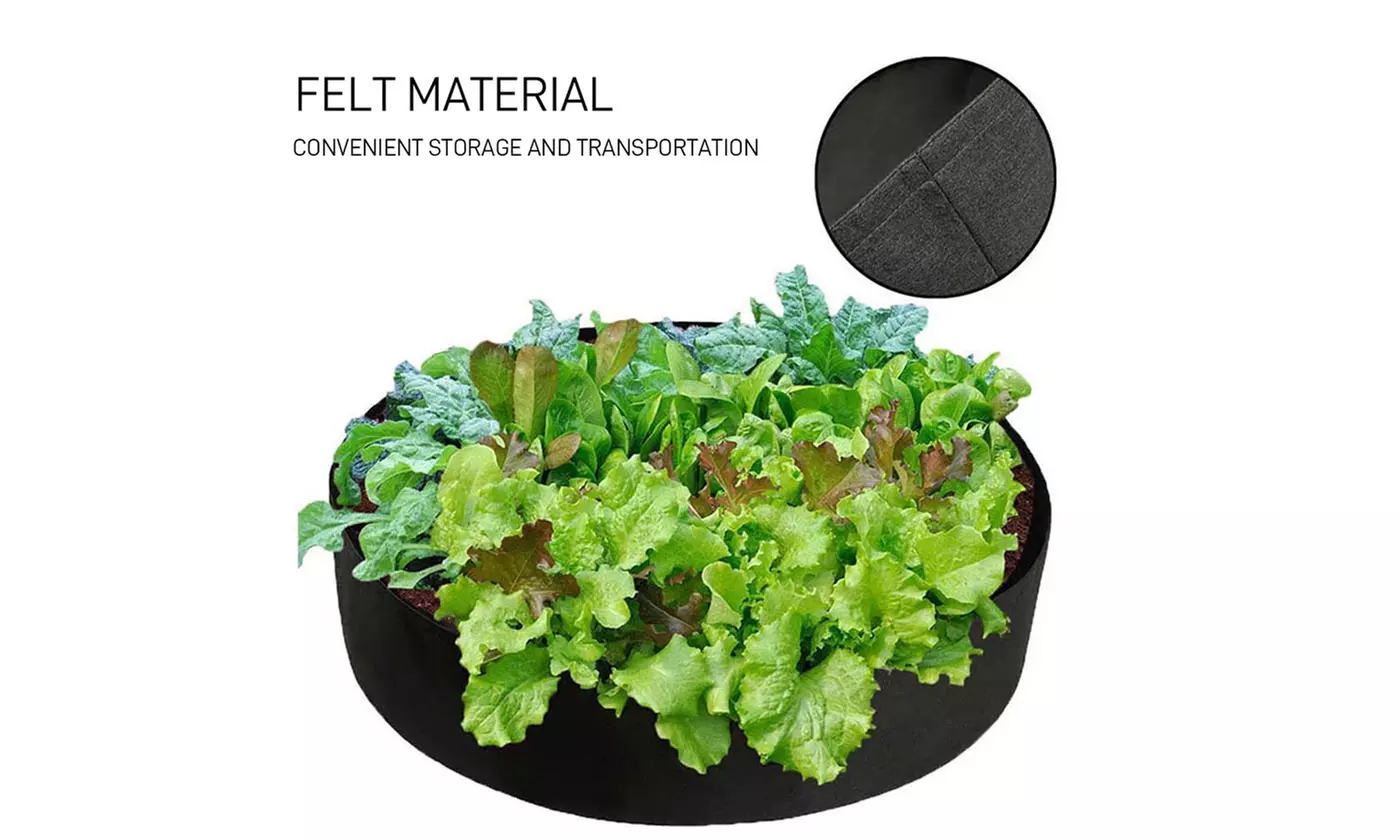 Planter Flower Grow Bag Raised Fabric Bed Elevated Vegetable Box For Garden