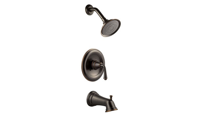 Design House 524652 Eden Bath And Shower Trim With Valve Oil