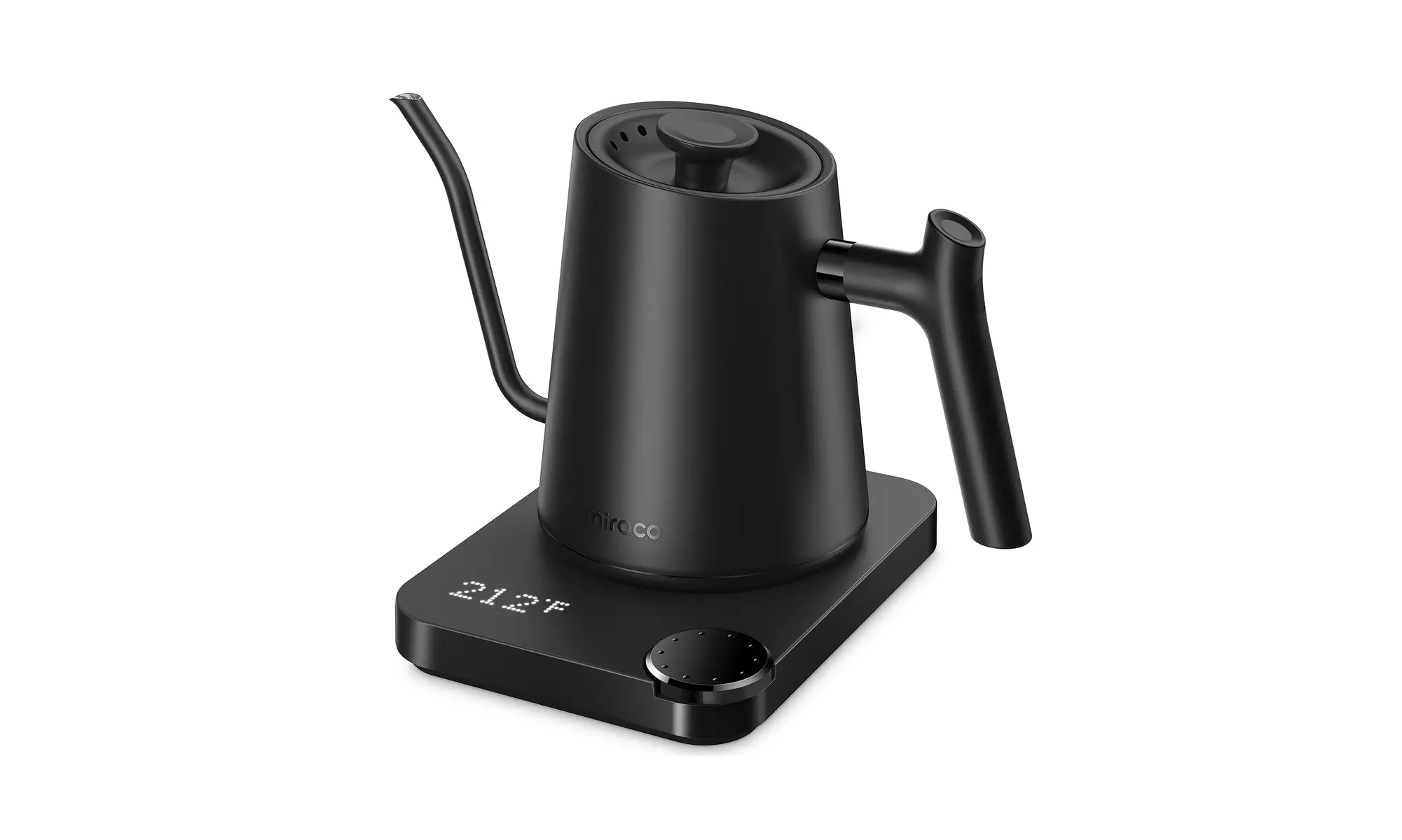 Miroco Gooseneck Electric Pour-over Kettle Temperature Variable Stainless Steel - Primary Image