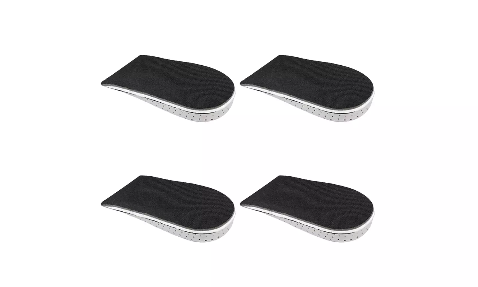 US 2-4 Pairs Men Women Invisible Height Increase Insoles Heel Lift Taller Pad - Primary Image