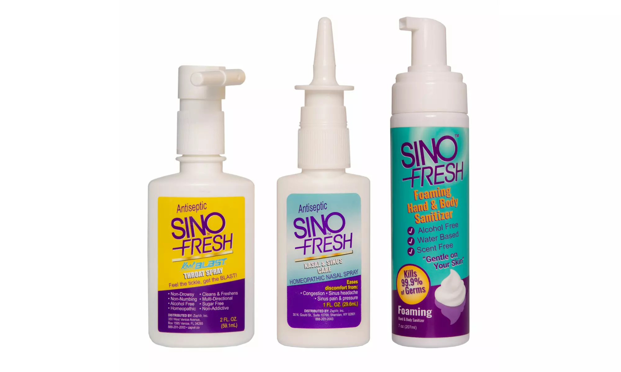 SinoFresh Full Spray and 1.7 Hand Sanitizer Bundle - Primary Image