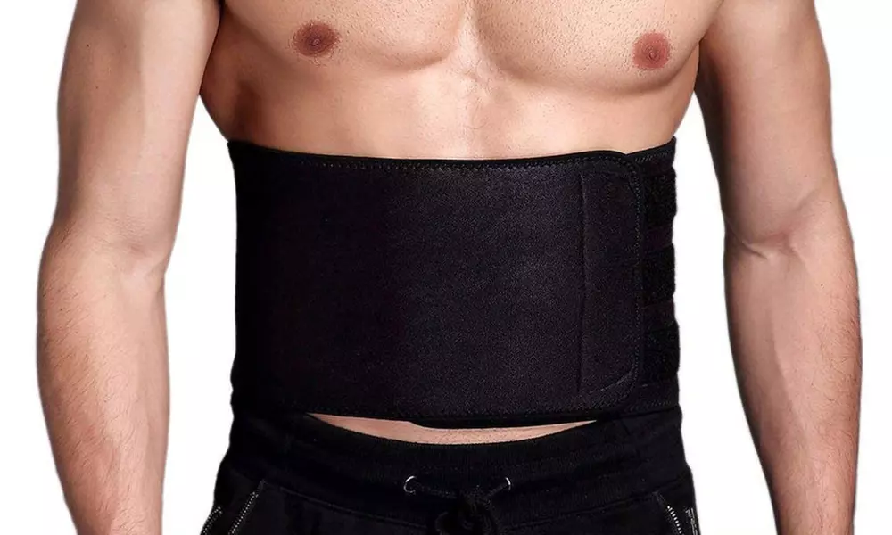 Men And  Women Waist Trimmer Ab Belt Adjustable Closure Slimming Belt  - Primary Image