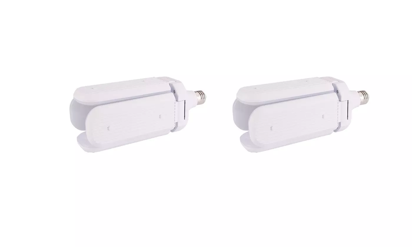 E27 LED Deformable Workshop Light Garage Ceiling Bulb Fixture Folding Lamp - Second Medium