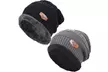 2Pack Mens Beanie Cap Warm Winter Hat Fleece Lined Knit Beanie Hat Beanie  - Second Medium