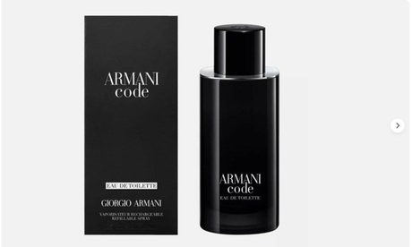 Armani Code By Giorgio Armani 4.2 Oz/125 Ml EDT Spray Recharable For Men Men Spray Other Scent 4.2 Oz/ 125 Ml