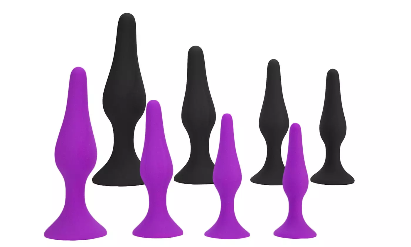 Silicone Anal Plug Enhance Sets S/M/L/XL - Primary Image