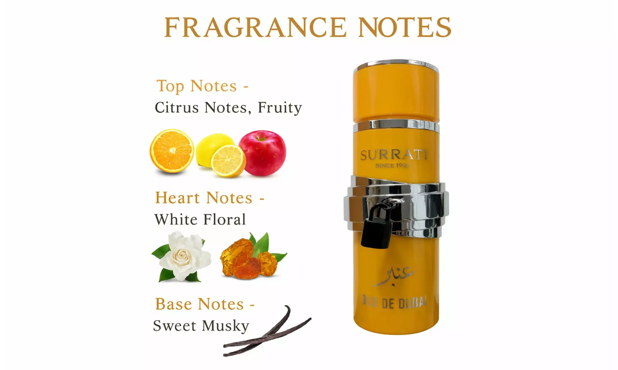 Surrati Perfumes 3.4 Fl. Oz - Long Lasting Eau de Parfum Collection
