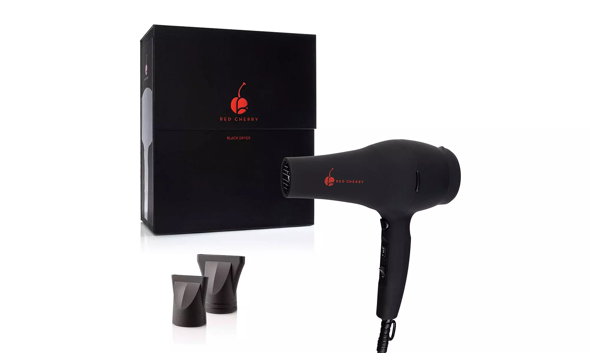 Red Cherry Professional Ionic 1875 Watt Hair Dryer with Cool Shot Button - Primary Image