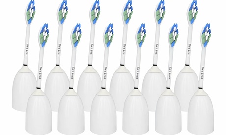 12x Replacement Toothbrush Brush Heads For Philips Sonicare E Series Essence White