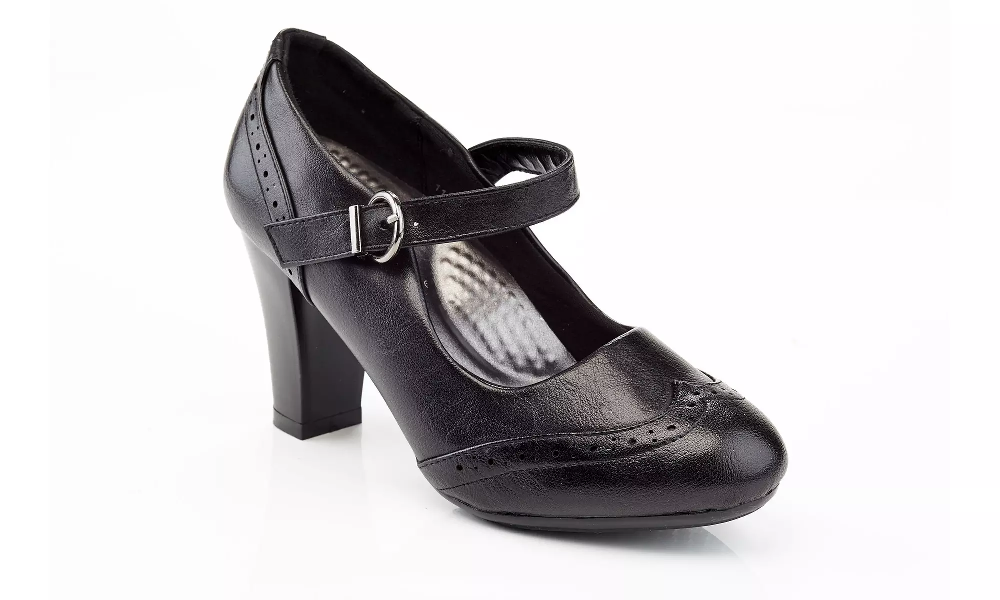 Rasolli Women's Medium Width Classic Mary Jane Shoes
