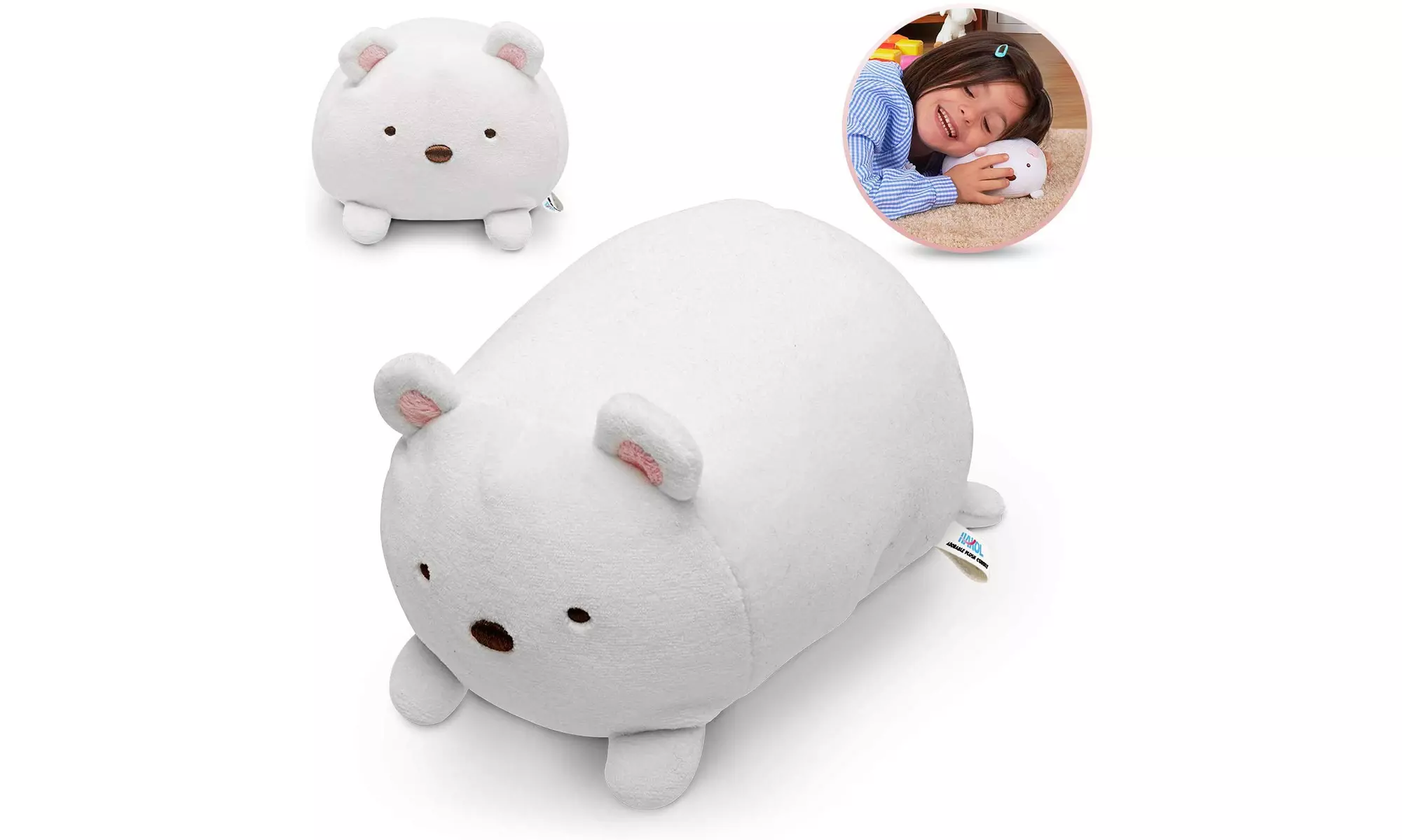 Plush Polar Bear Squishy Stuffed Toy 6''  - Primary Image