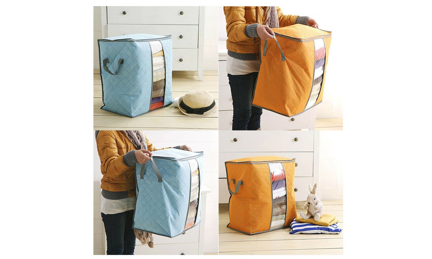 Large Capacity Clothes Bedding Storage Bag Organizer