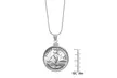 Silver Philippines 50 Centavos Sterling Silver Coin Pendant  - Second Medium