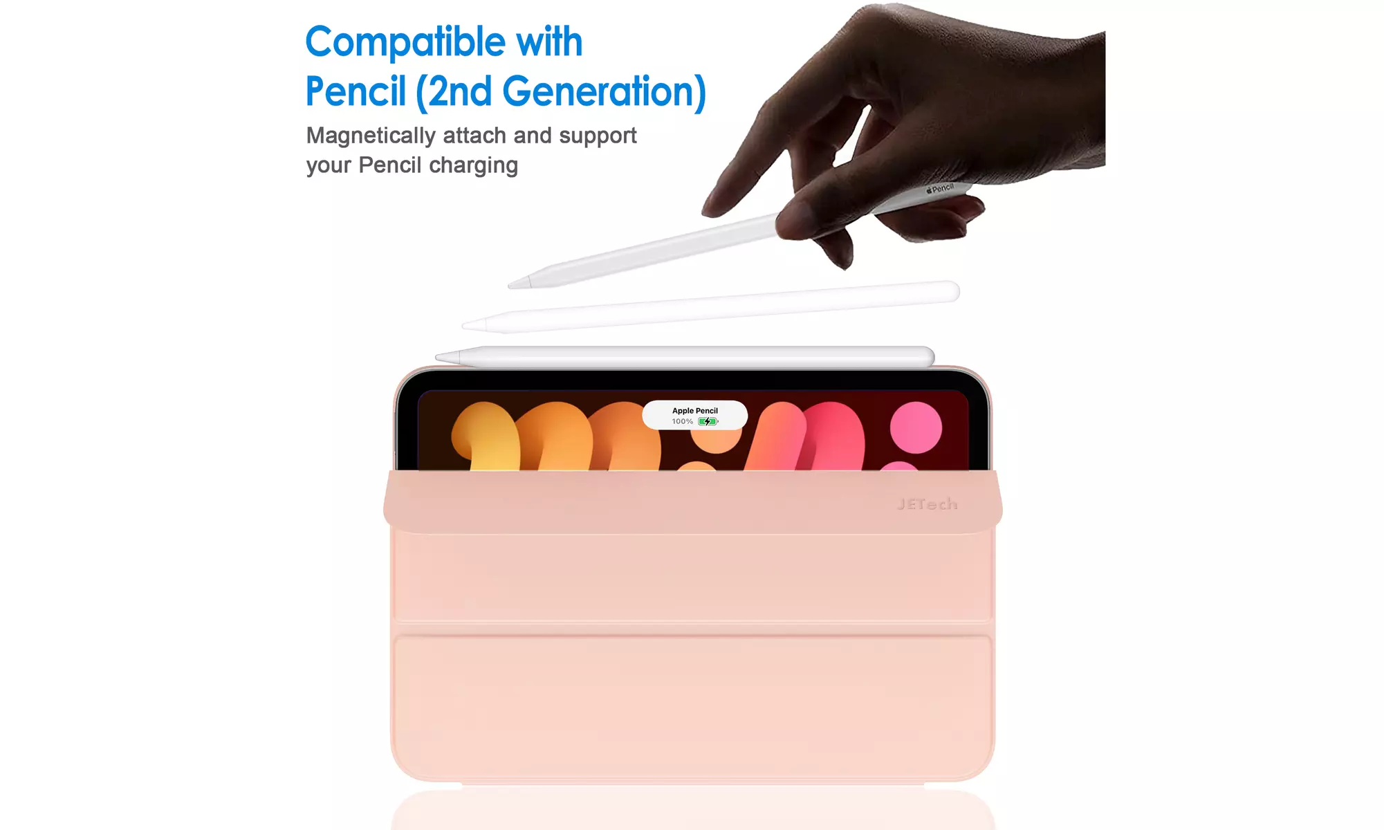 Case for iPad Mini 6 (2021 Model), Magnetic Attachment, Auto Wake/Sleep