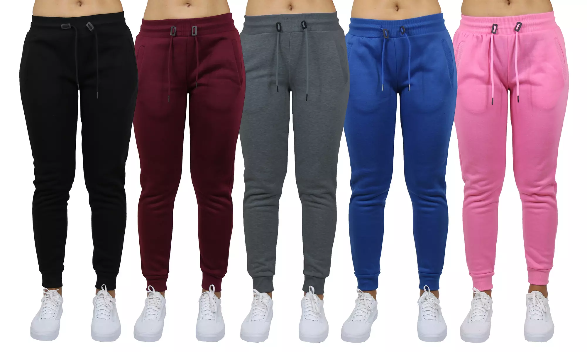 Women's Classic Fleece & French Terry Jogger Sweatpants (Sizes, S-3XL) - Primary Image