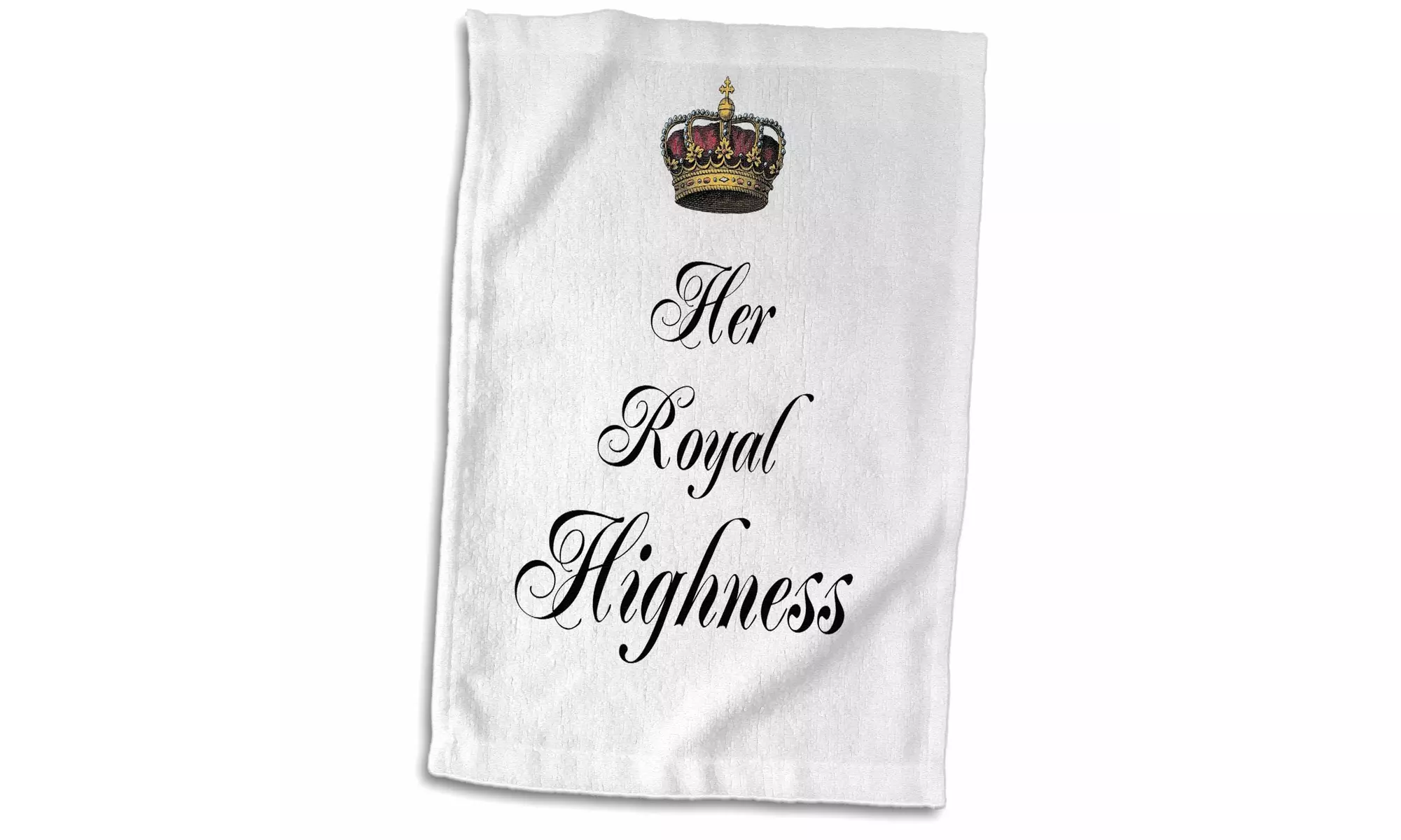 Towel - Her Royal Highness - part of a his and hers couple gift set - Primary Image