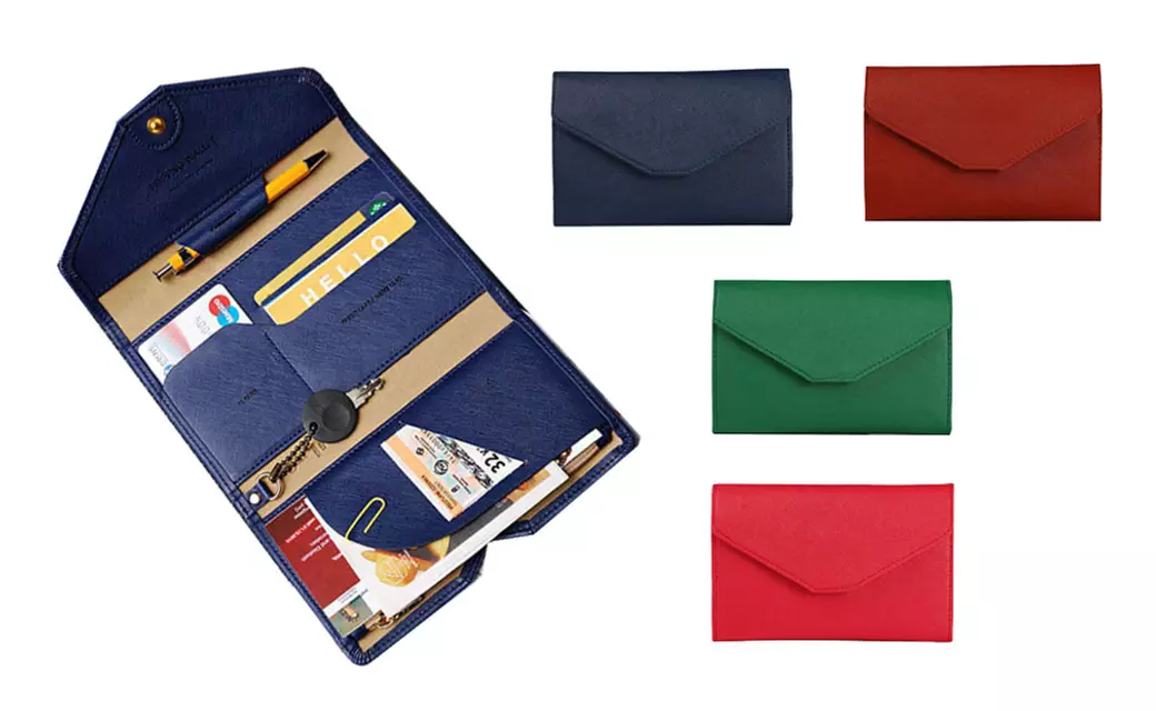 Unisex Leather Passport Holder - Primary Image