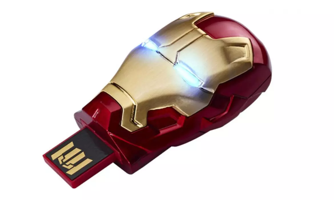 Marvel Superhero AVENGERS Ironman LED USB 2.0 Flash Drive Memory Pen Drive Stick - Primary Image