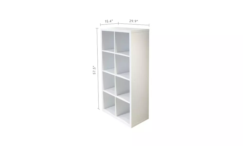 Smart Cube 8-Cube Organizer Storage with Opened Back Shelves - Primary Image