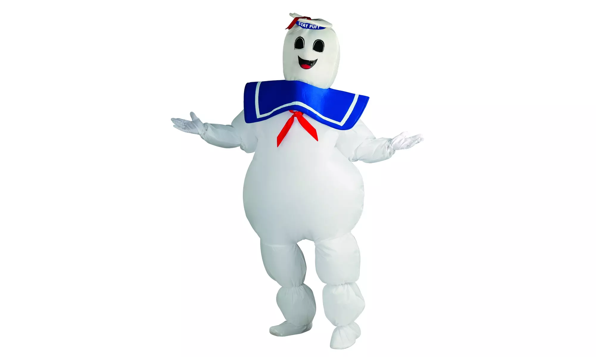Rubies Ghostbusters Inflatable Stay Puft Marshmallow Man Costume White Standard - Primary Image