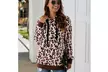 Womail Sweatshirts winter Leopard pocket Tether Hoodies sweatshirts - Second Medium