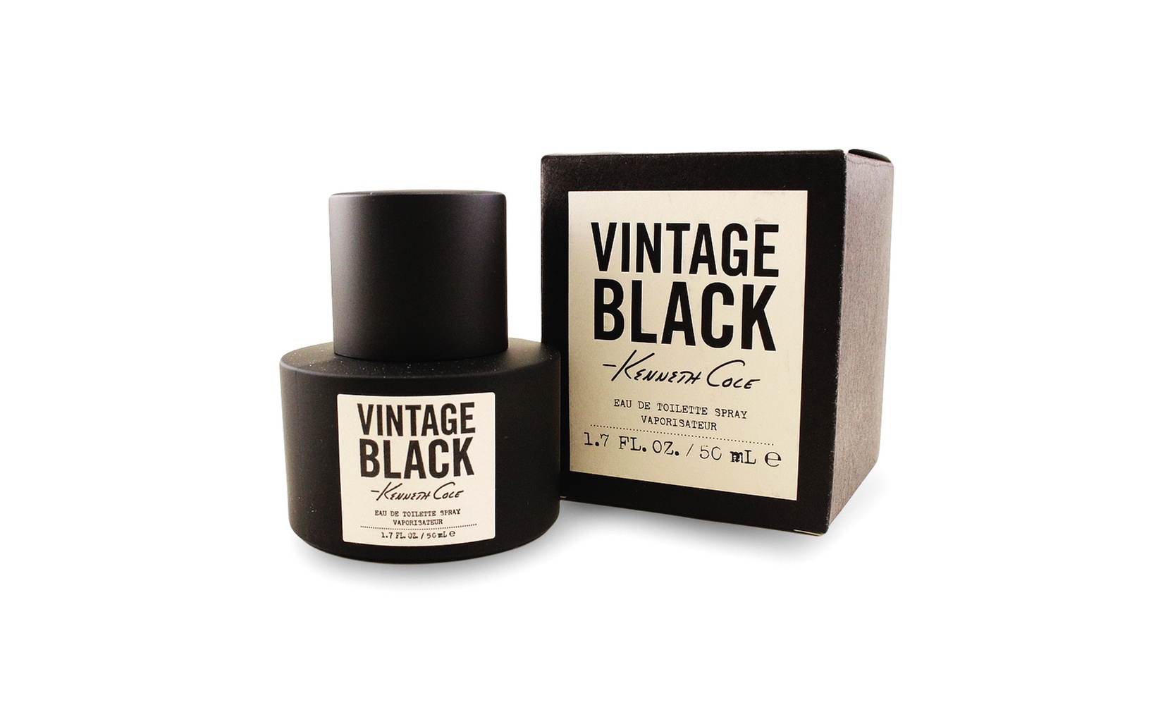 Kenneth Cole Vintage Black Eau De Toilette Spray 1.7 Oz / 50 Ml