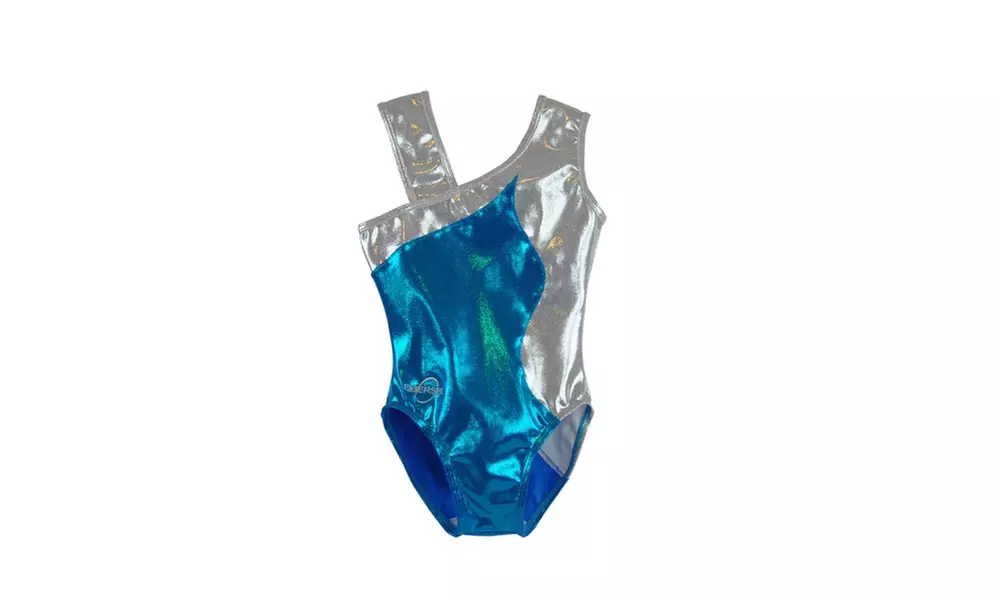 Obersee Kids Gymnastics Leotard - Angie Turquoise - Primary Image